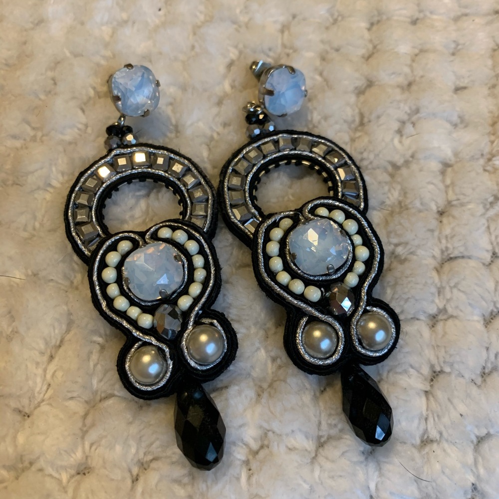 Large dangle earring